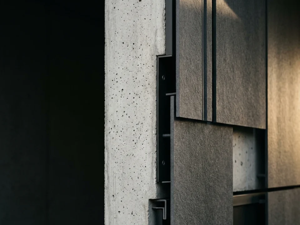 Panneau architectural en fibres-ciment autoclavé EN 12467 NT Catégorie A à matrice minérale incombustible Euroclasse A1