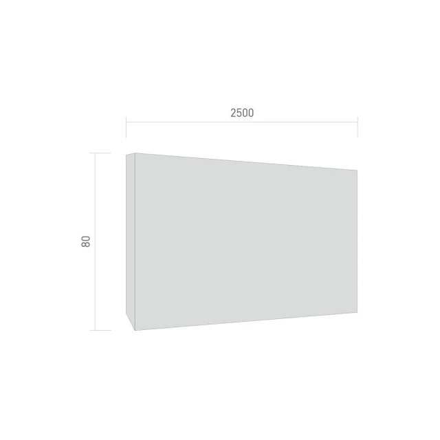 SerFibro 45° Beveled Fibre Cement Window Jamb Trim — 80 × 2500 mm
