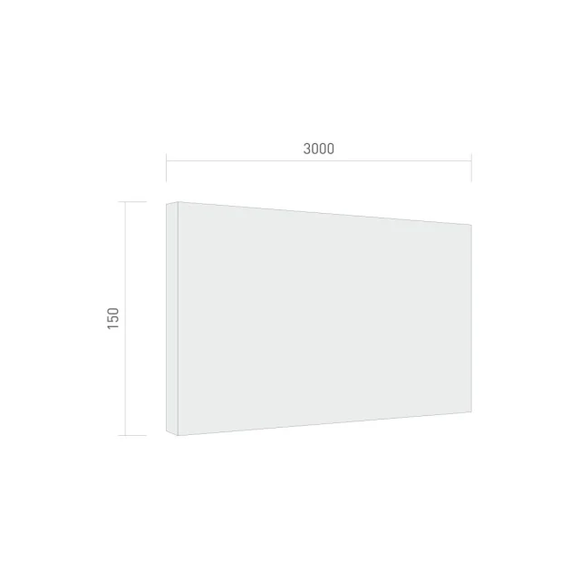 SerFibro Flat Fibre Cement Window Jamb Trim — 150 × 3000 mm