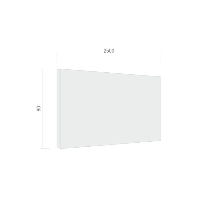 SerFibro Flat Fibre Cement Window Jamb Trim — 80 × 2500 mm