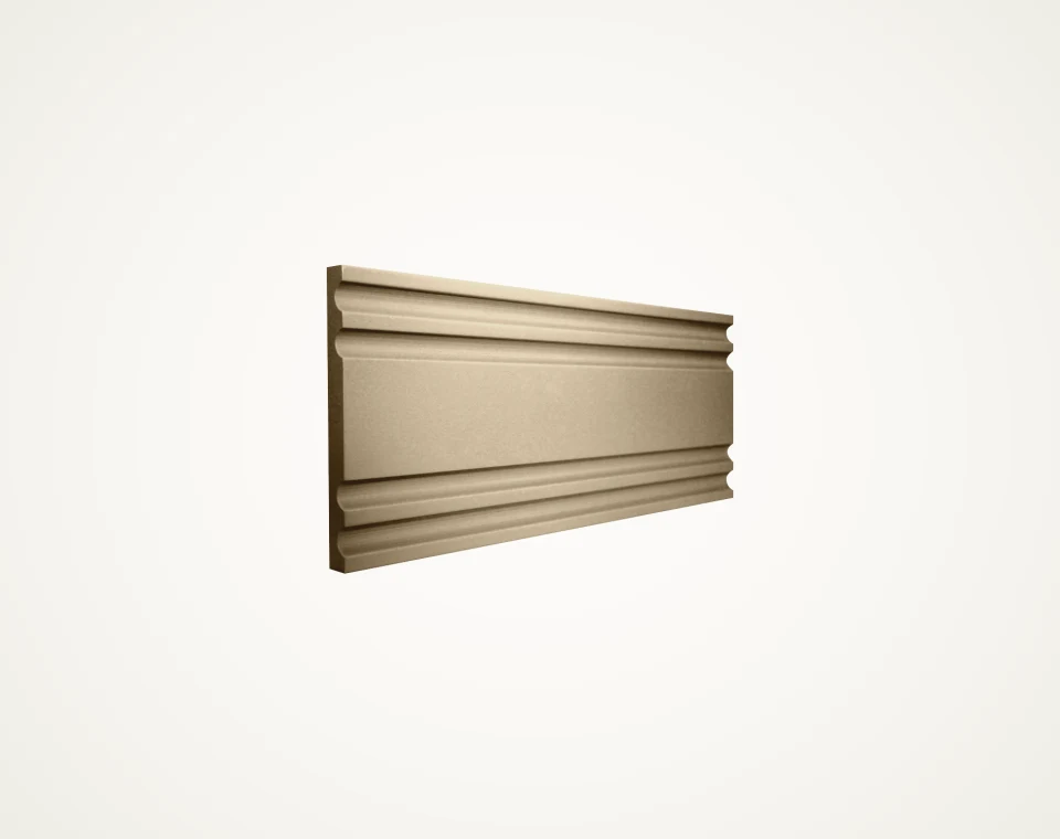 SerFibro KS-01 Fibre Cement Cornice Profile 200 × 2500 / 3000 × 20 mm