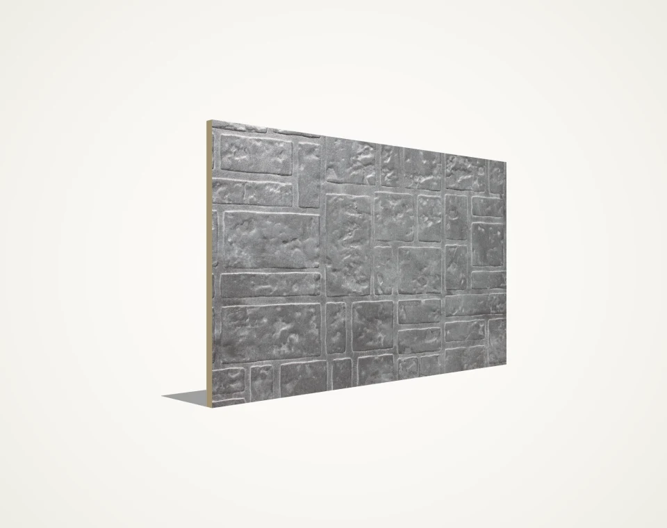 SerFibro Mixed Ashlar Stone Textured Fibre Cement Board 1225 × 2500 / 3000 mm